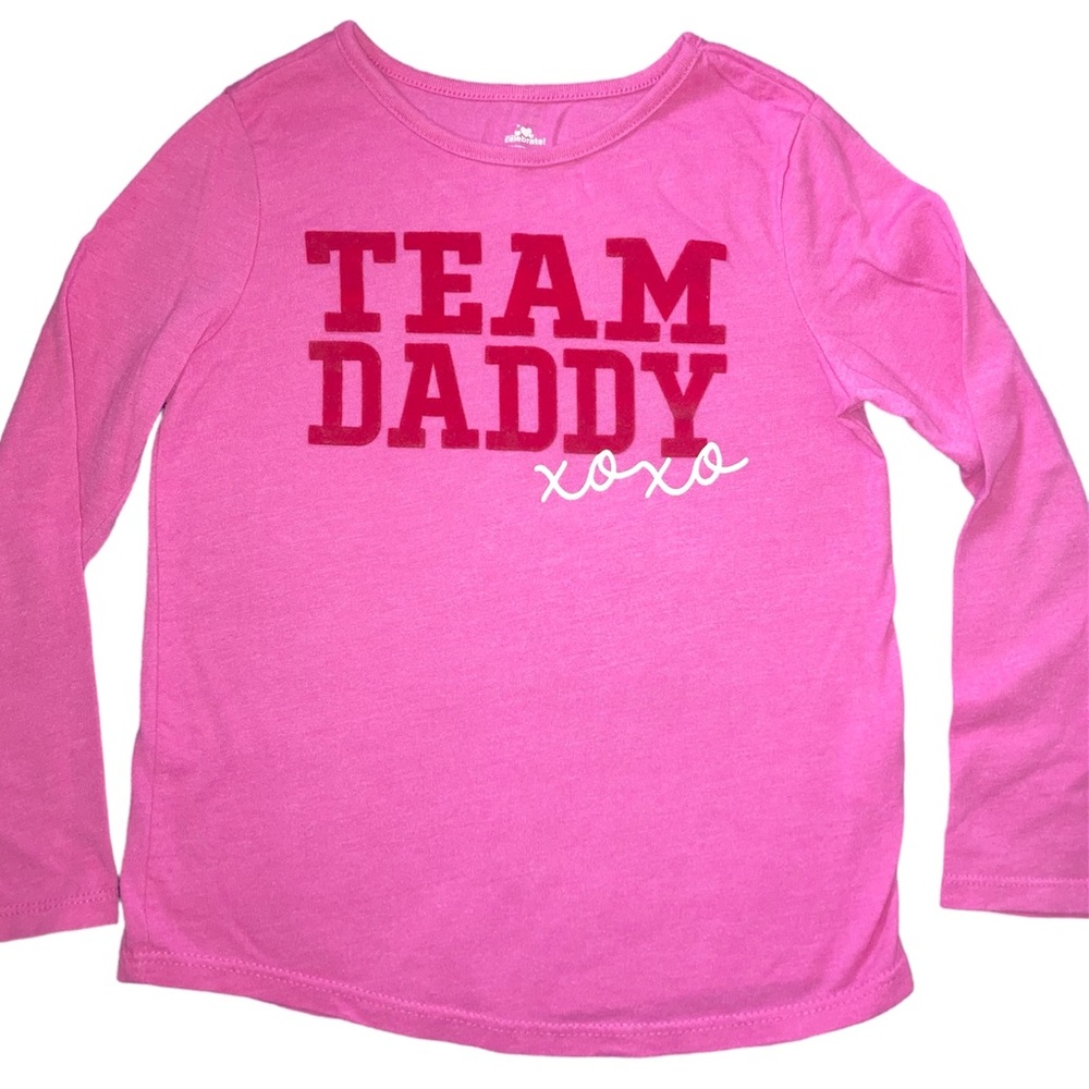 5T Girls long sleeve Valentines Day shirt